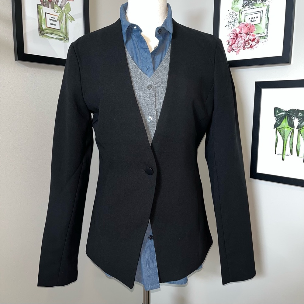♟️ Collarless Blazer